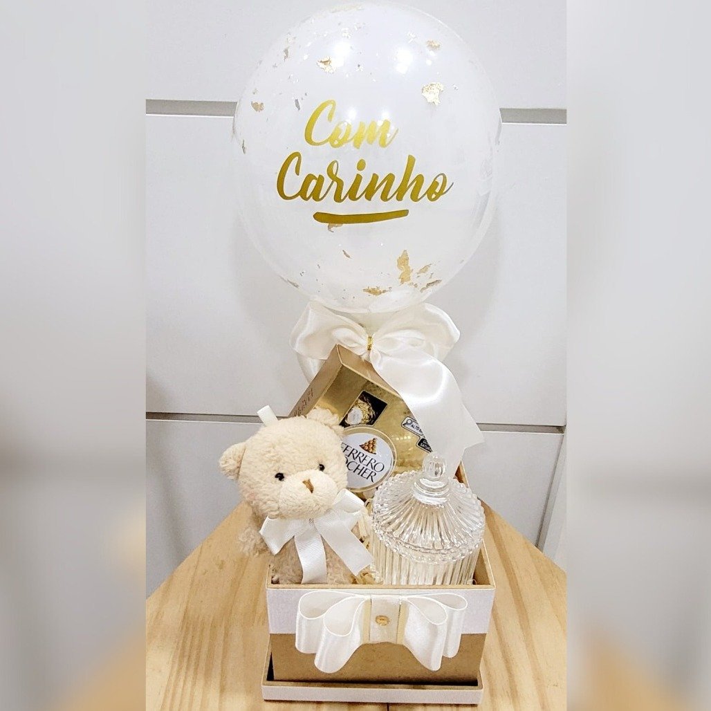 Cesta Com Ferrero Rocher  Requinte 