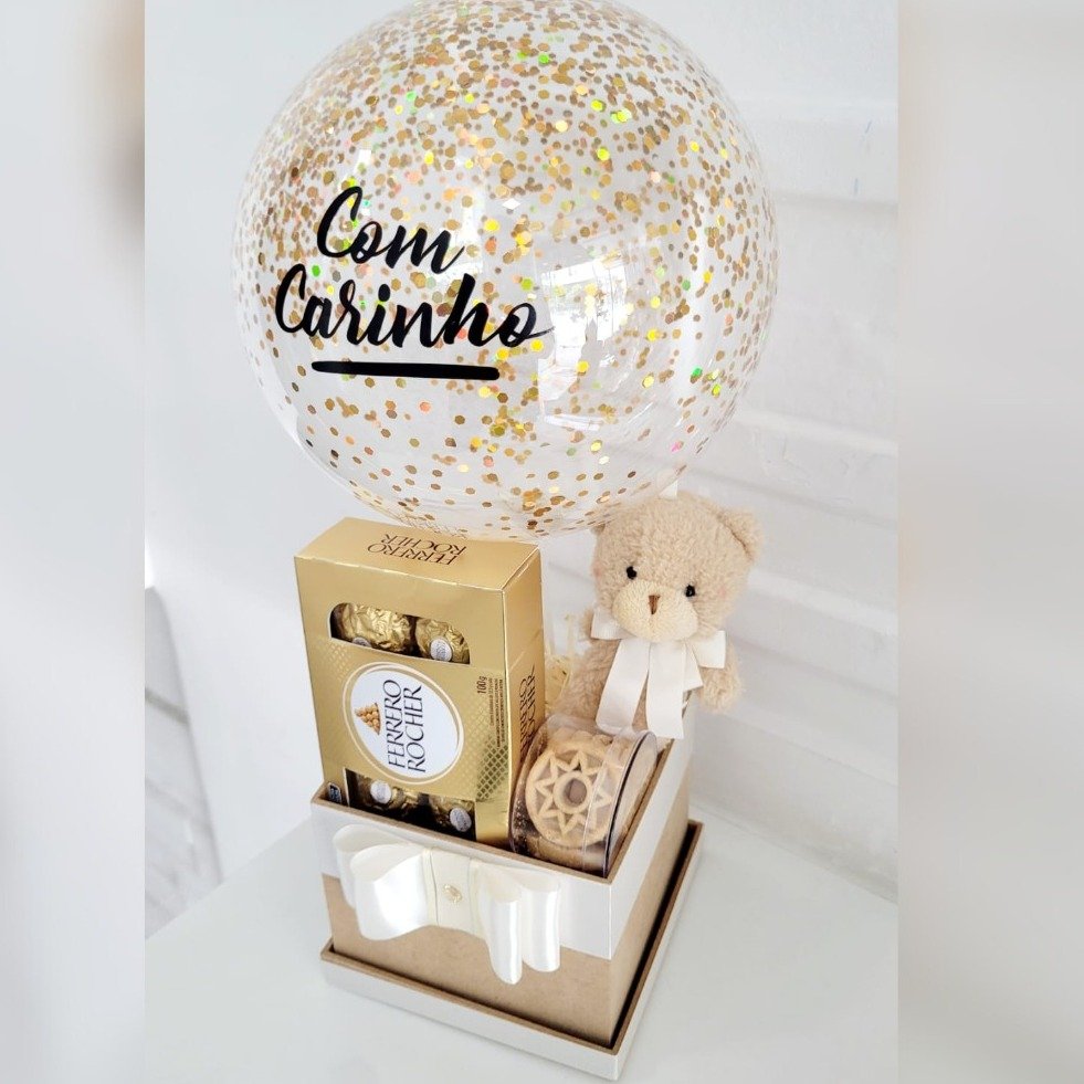 Cesta Carinho Especial Com Ferrero Rocher 