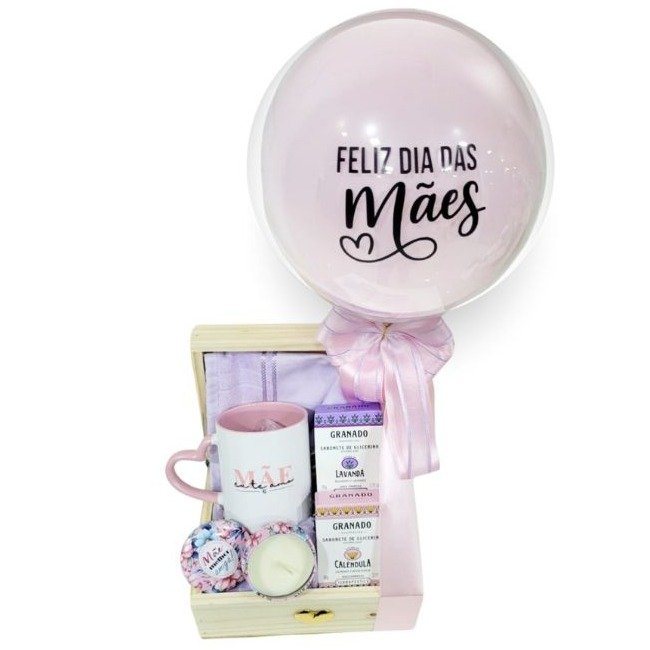 Cesta Dia Das Mães Granado Com Caneca e Balão