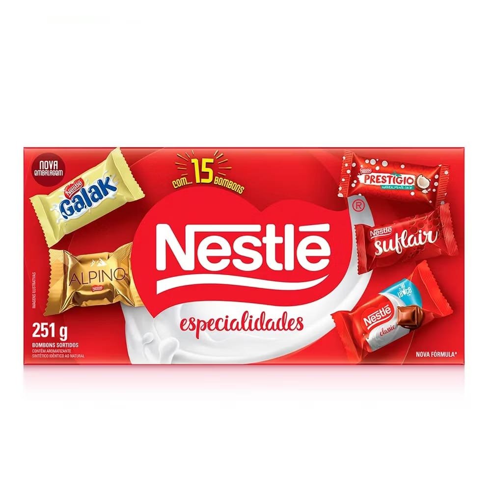 Caixa Bombom Nestlé Especialidades