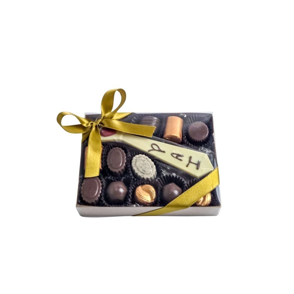 Caixa Gravata de Chocolate Belga