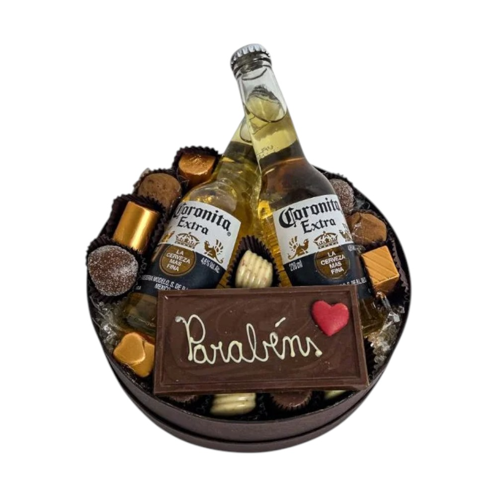 Caixa Celebration Coronita Parabéns