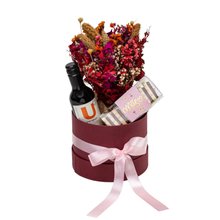 Kit Mãe Vinho e Bolachas e Flores Secas