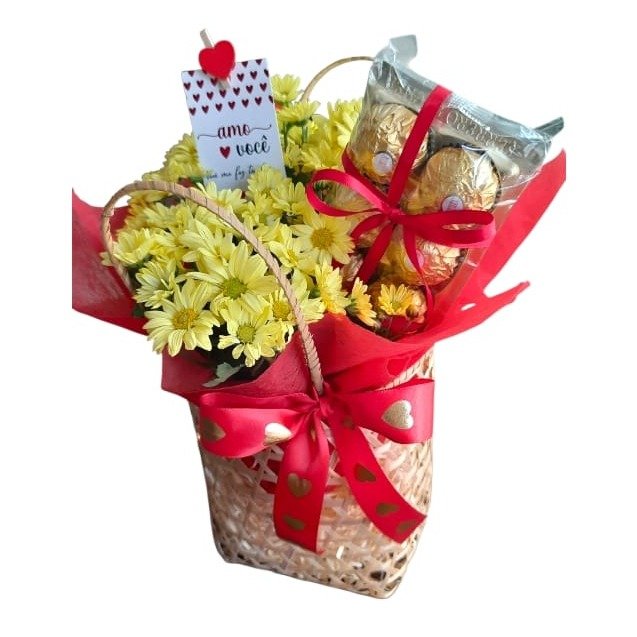 Sacolinha Floral Amor Iluminado