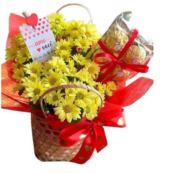 Sacolinha Floral Amor Iluminado