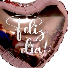 Balão Carinho Coração Rosa