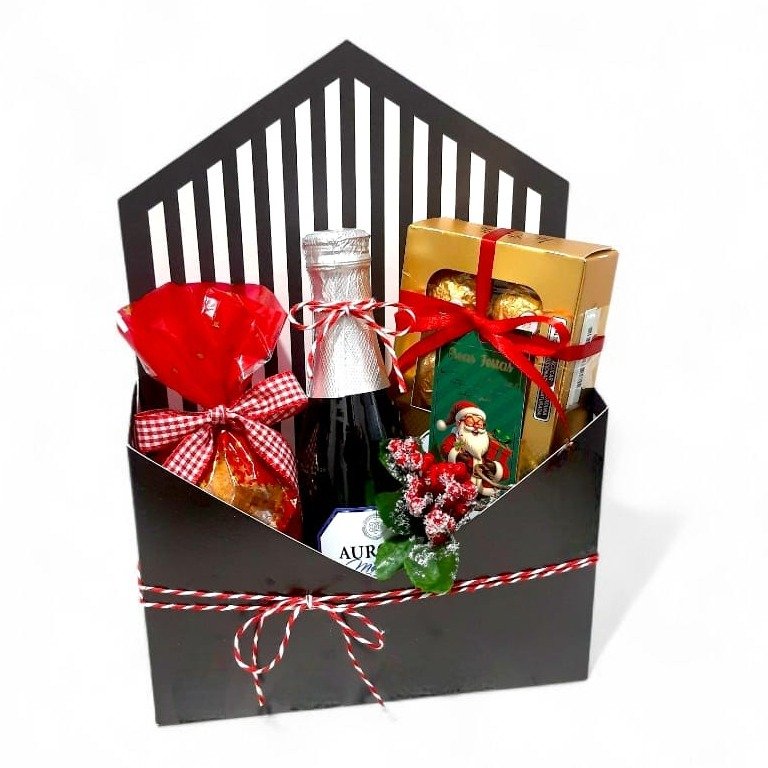 Cesta Envelope Natalino Colors - Especial Natal