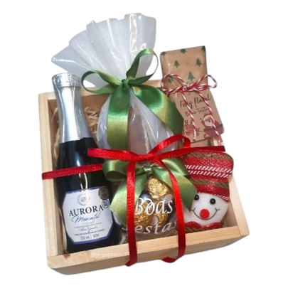 Cesta Box Pinus Noite Feliz - Especial Natal