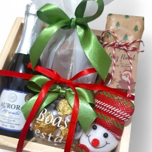 Cesta Box Pinus Noite Feliz - Especial Natal