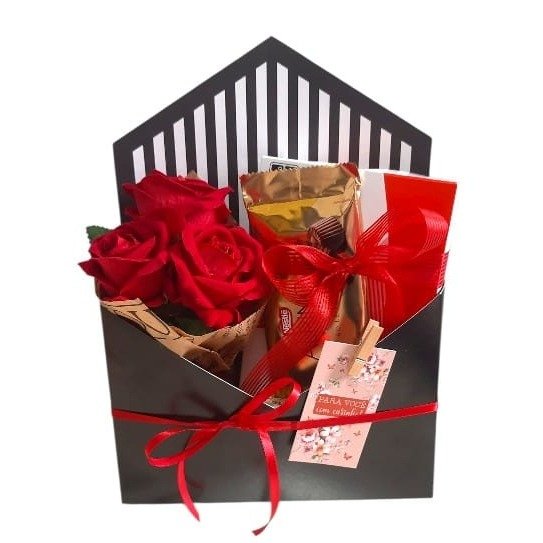 Cesta Chocolates e Mimos Elagance