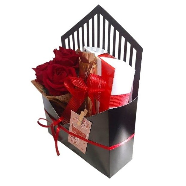 Cesta Chocolates e Mimos Elagance