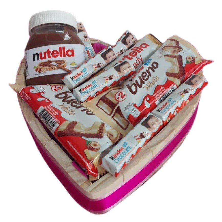 Coração Recheado de Kinder