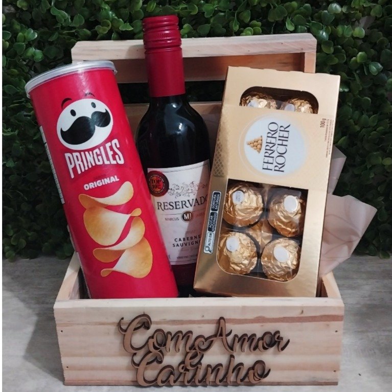 Cesta Perfeição com Vinho