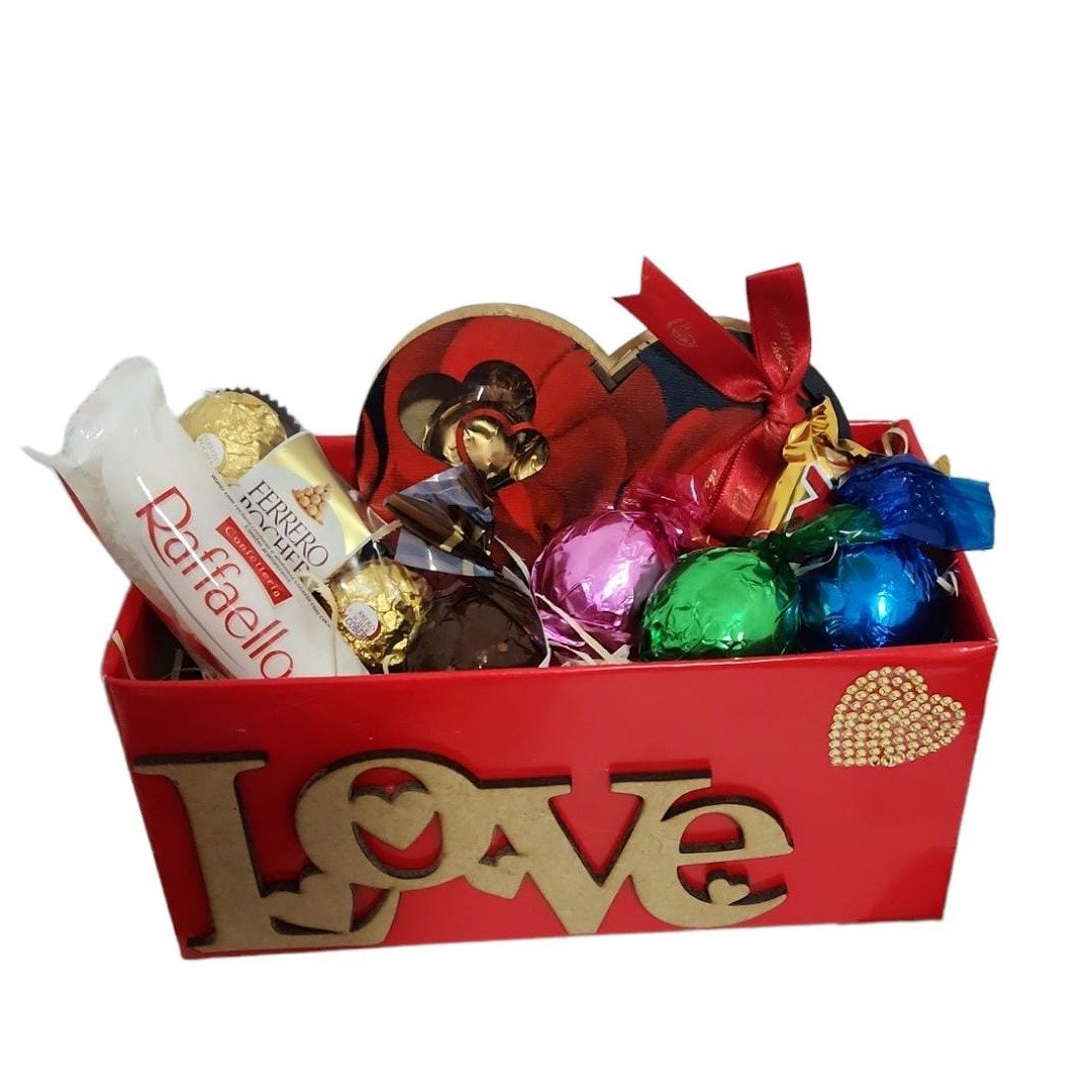 Cesta de Chocolate Sweet Love