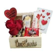 Cesta de Chocolate Mimo Carinhoso