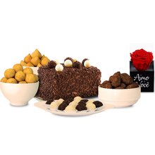 Kit Festa 2 Tradicional Com Rosa Amo Você