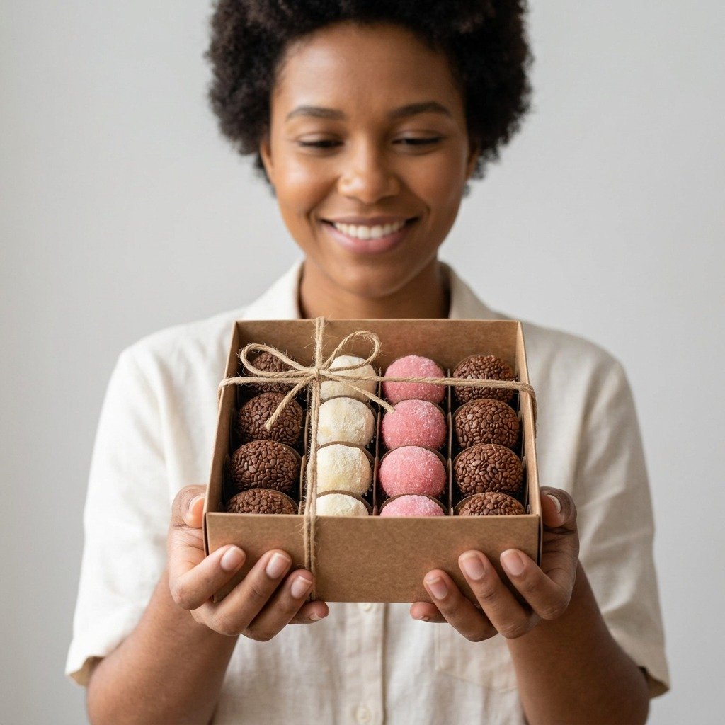 Caixa com 20 Brigadeiros Gourmet