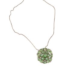Colar Mandala Pedra Fusion Verde