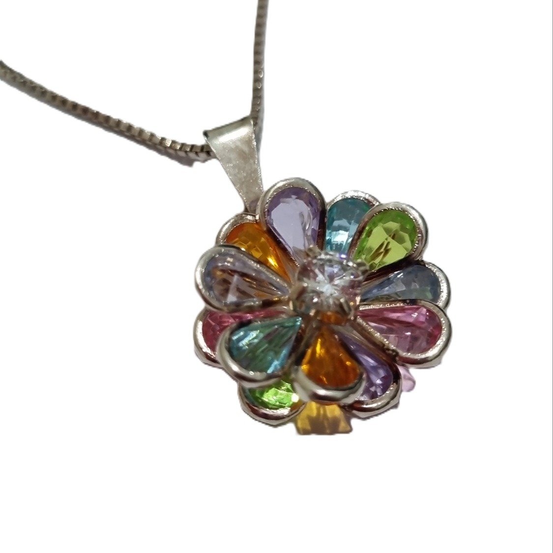 Conjunto Flor Cristal Multicor 
