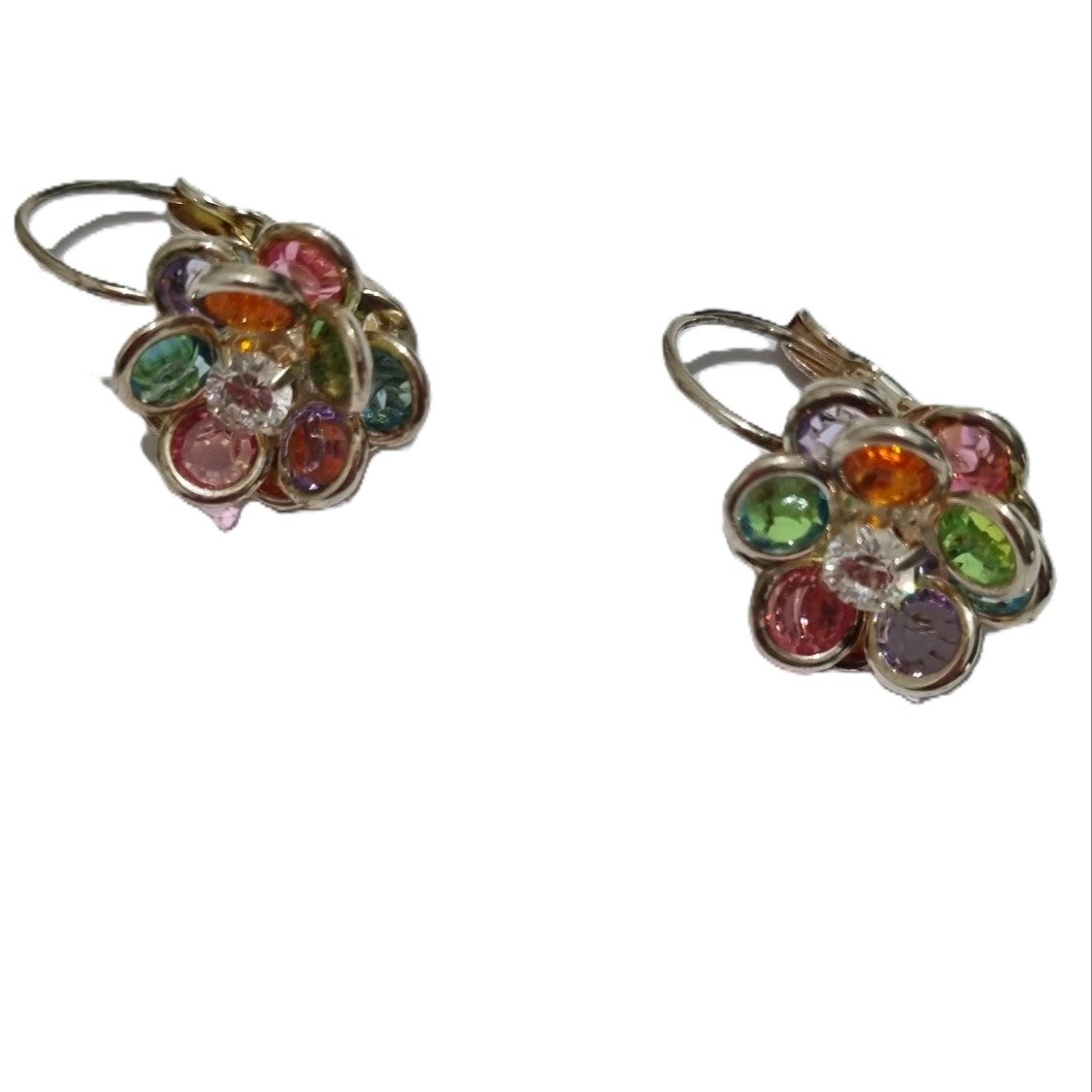 Conjunto Flor Cristal Multicor 