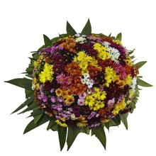 Coroa de Flores Colorida Simples