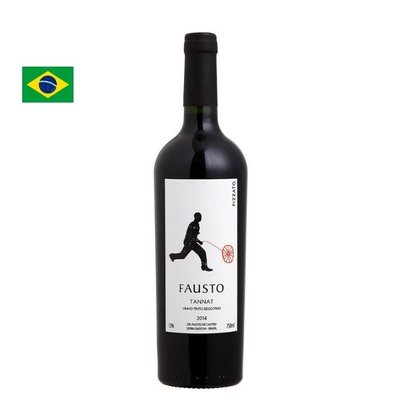 Vinho Nacional Tinto Fausto Tannat 750ml