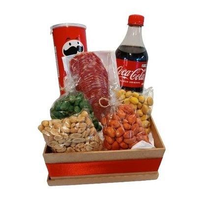 Cesta Petiscos com refrigerante