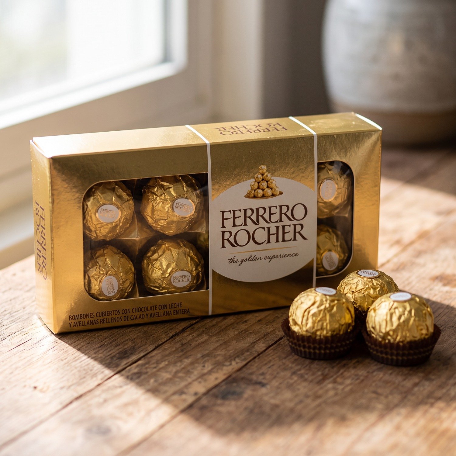 Caixa Ferrero Rocher com 8