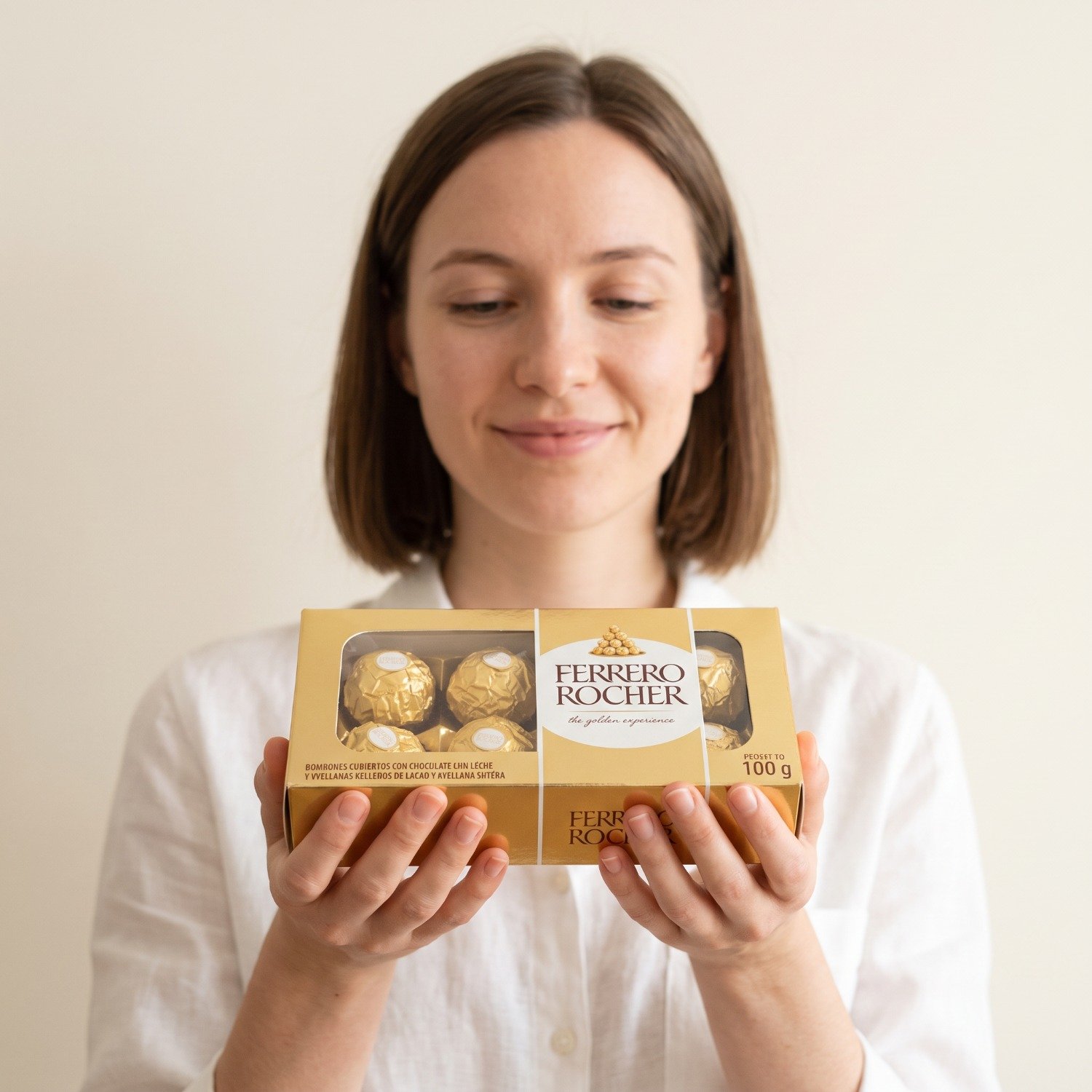 Caixa Ferrero Rocher com 8
