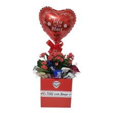 Cachepot Chocolates com Amor Mamãe