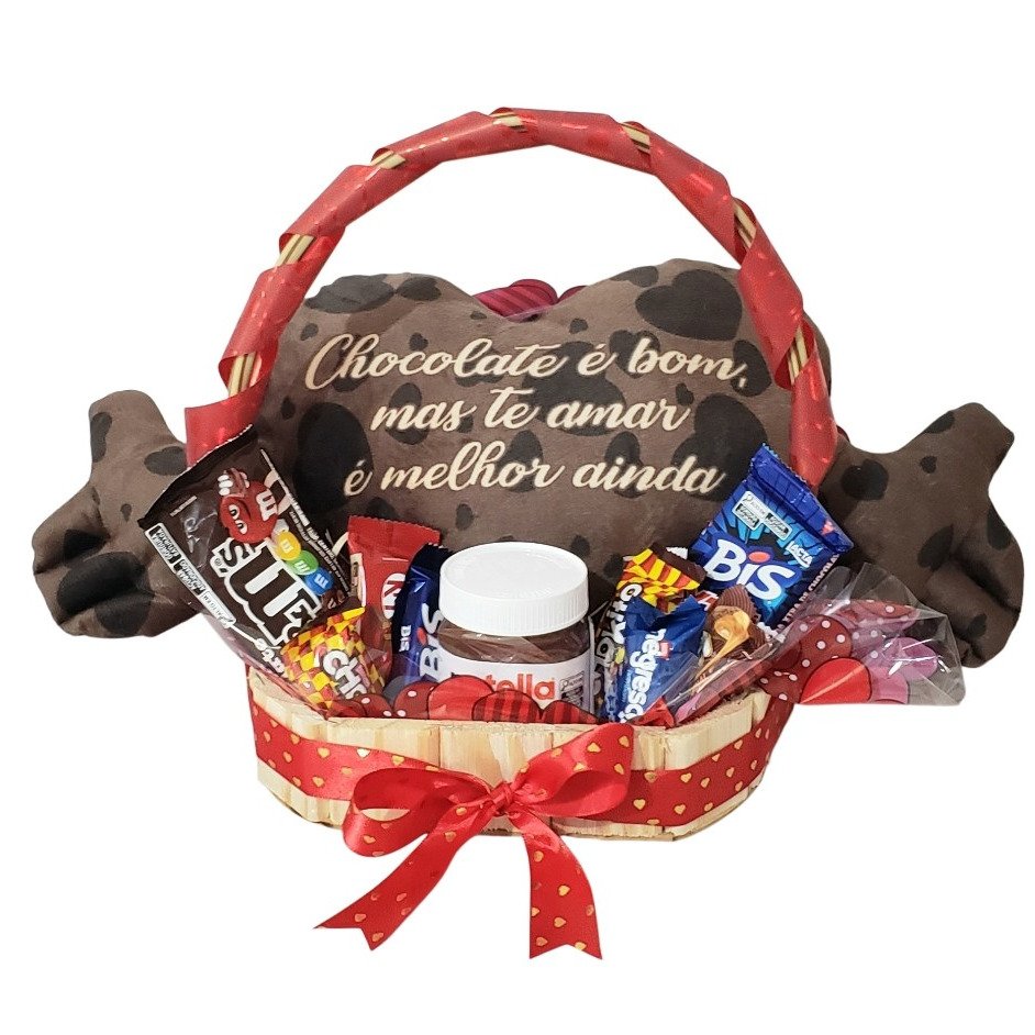 Cesta Coração Chocolícia