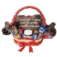Cesta Coração Chocolícia