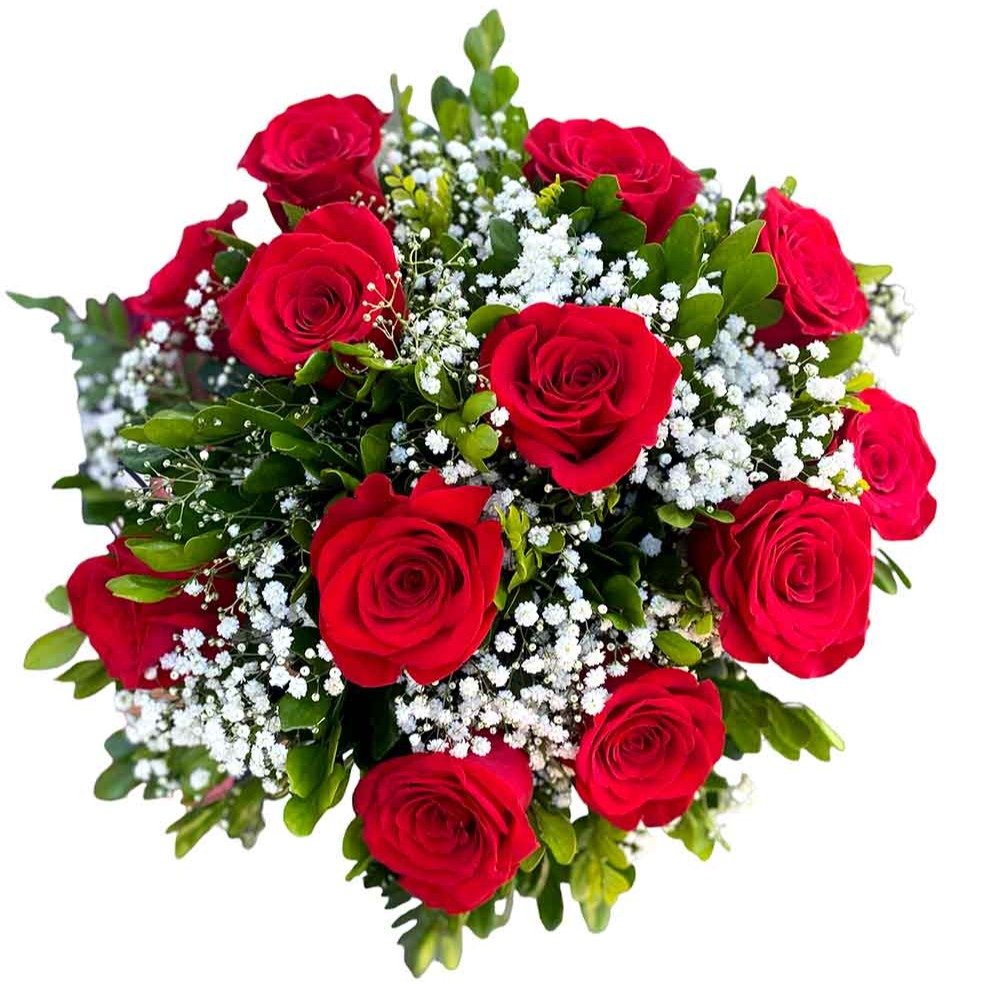 Buquê com 12 Rosas Vermelhas - Vila Velha