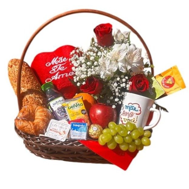 Cesta de Café Mãe Te Amo