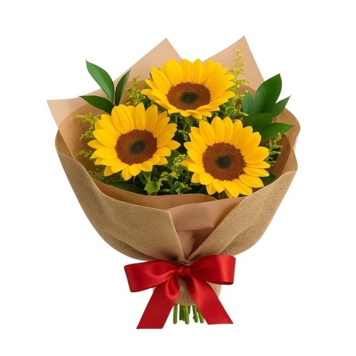 Ramalhete Trio de Girassóis