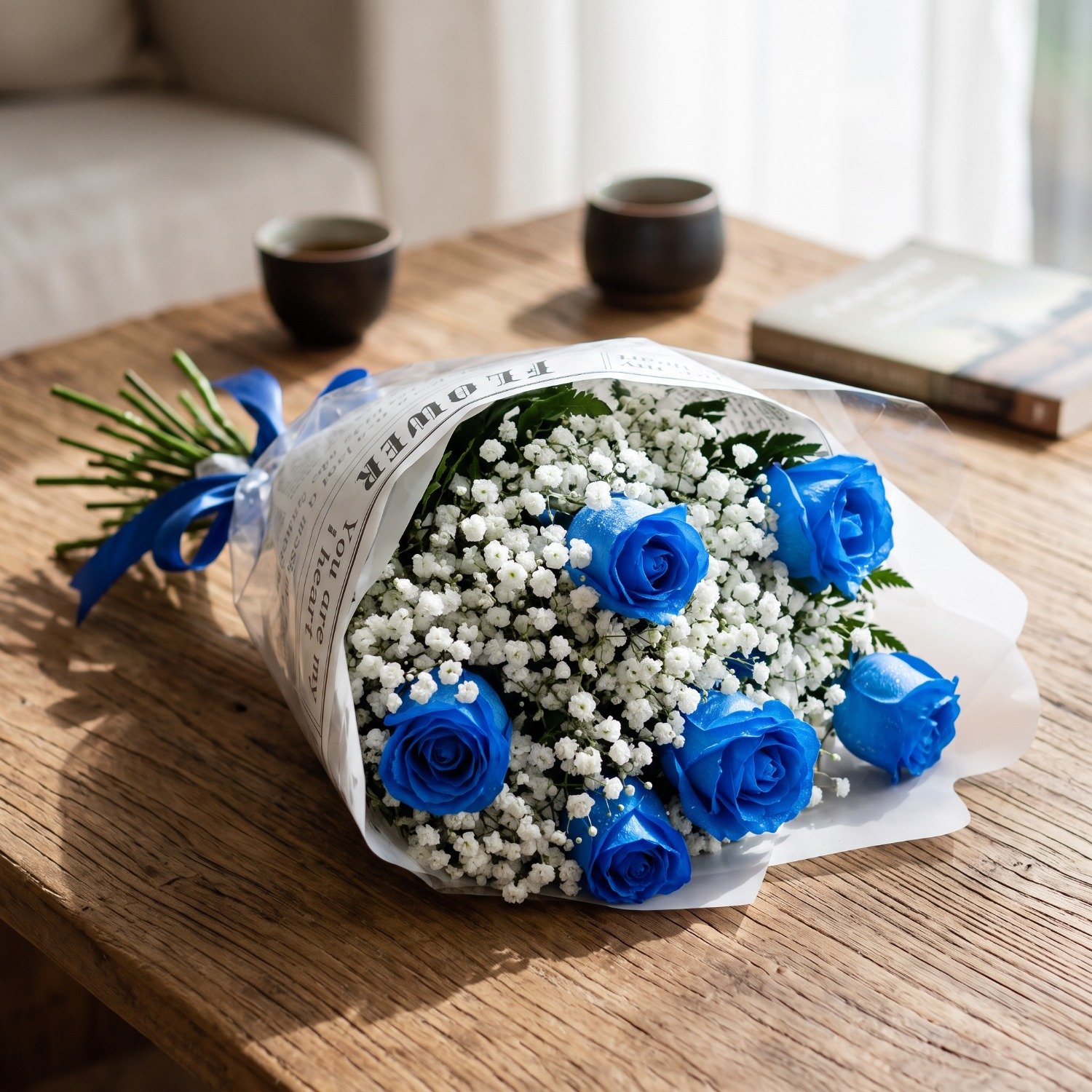 Buquê de Rosas Flower Blue