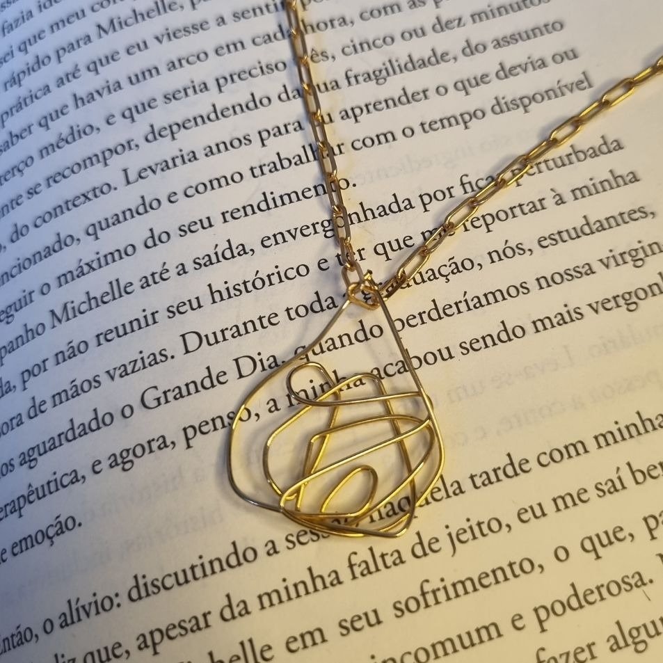 Conjunto Colar e Brinco Primavera Ouro