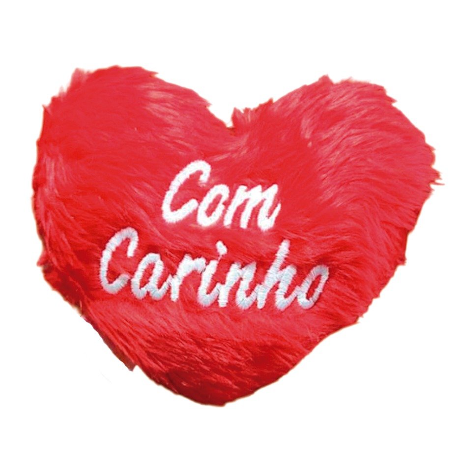 Pelúcia Coração "Com Carinho" P
