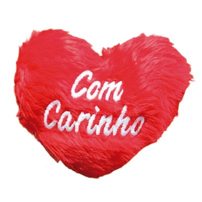 Pelúcia Coração "Com Carinho" P