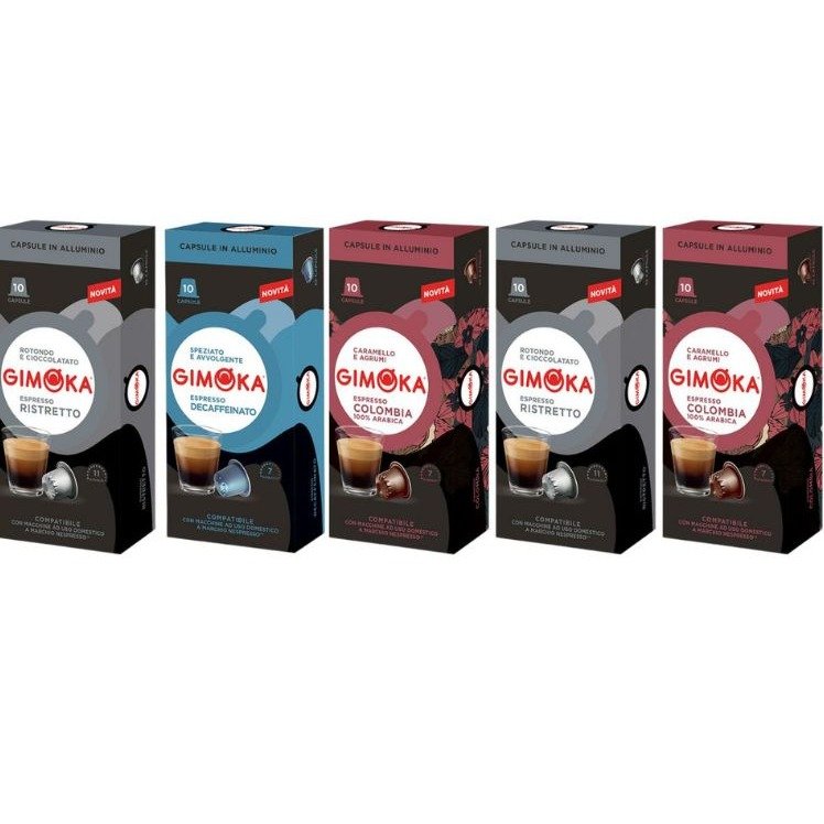 Café Cápsulas Gimoka Alumínio Premium 50 Cápsulas