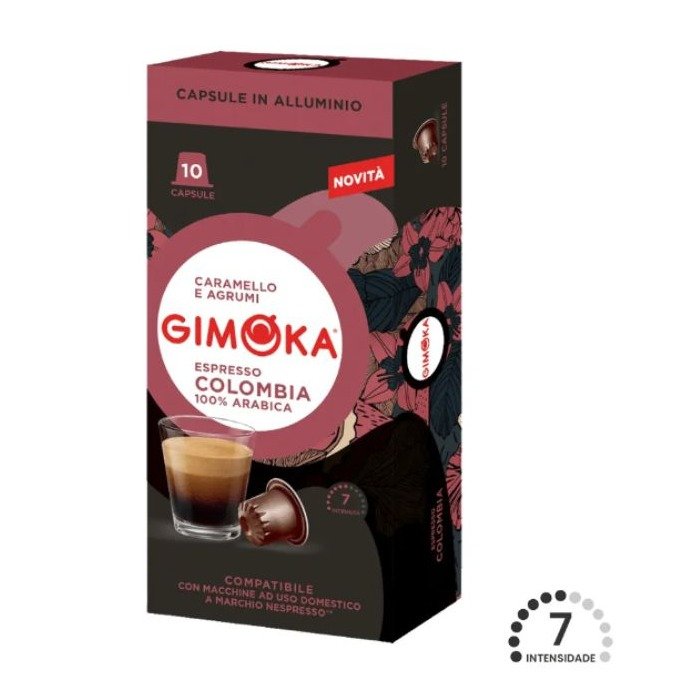 Café Cápsulas Gimoka Alumínio Premium 50 Cápsulas