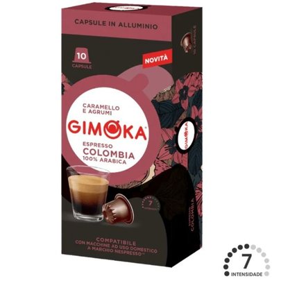 Cápsulas de café Gimoka Sabor Colombia