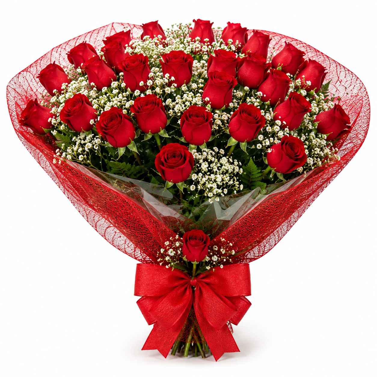 Surpreendente Buquê com 50 Rosas
