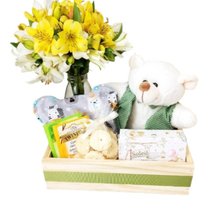 Presente Maternidade - Mamãe e Bebê - Verde