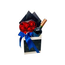 Cesta  de Vinho e Chocolate