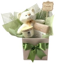 Presente Cesta Luxo Maternidade Mamãe e bebê