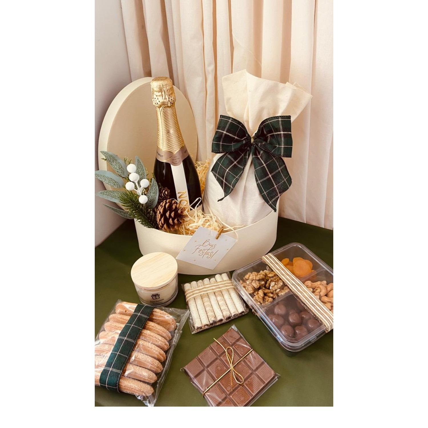 Cesta de Presente -  Natal  Encanto Premium