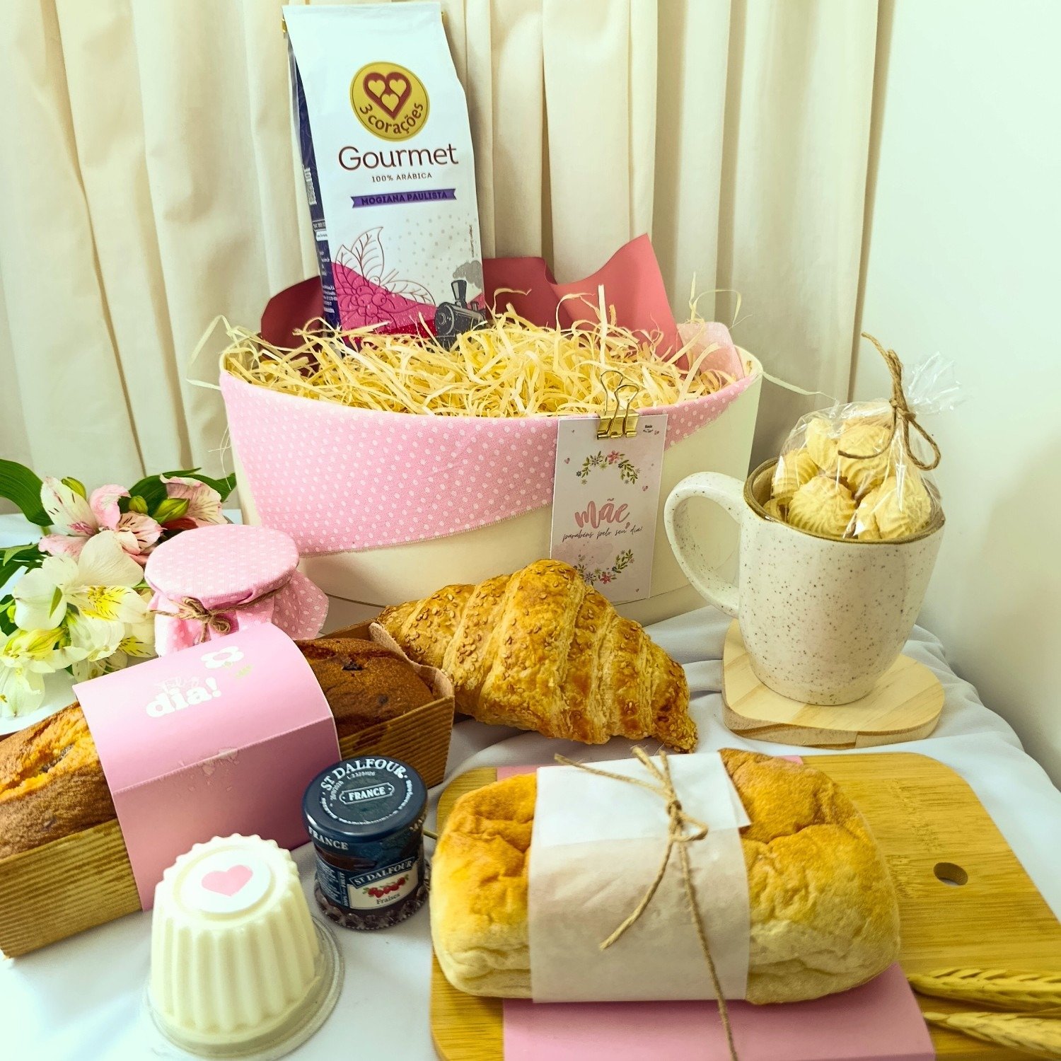 Dia das Mães Cesta Café da Manhã Sabor da Fazenda