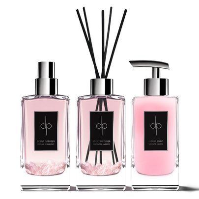 Kit Rose Quartz Amor Aromatizadores & Spray