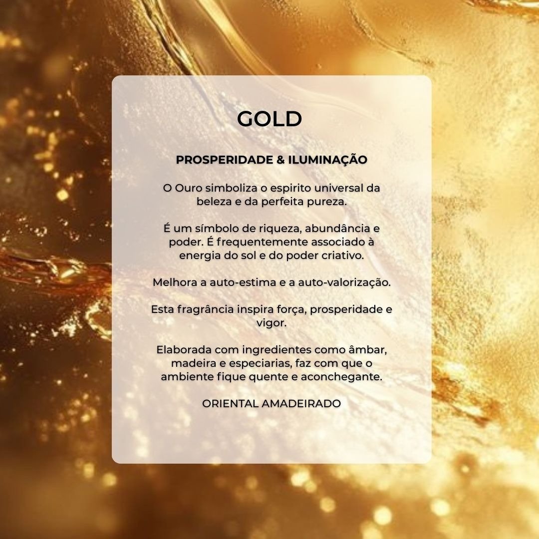 Kit Gold 22k Iluminação - Aromatizador & Sabonete